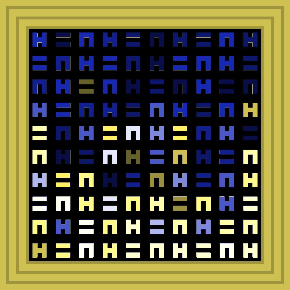Tezzard :: Procedural Symbols (H=N) #490/1000