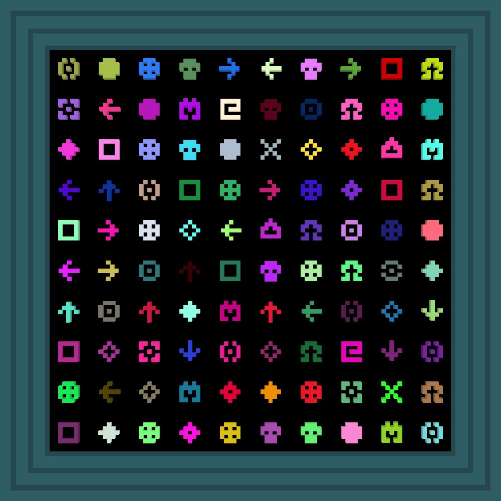 Beeg Yoshi :: Procedural Symbols #127/1000