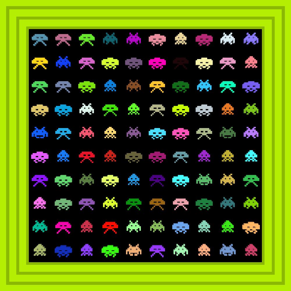 🔥🔥👾🔥🔥 :: Procedural Symbols (👾) #372/1000