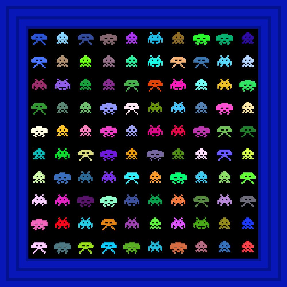 NFTeazer :: Procedural Symbols (👾) #406/1000