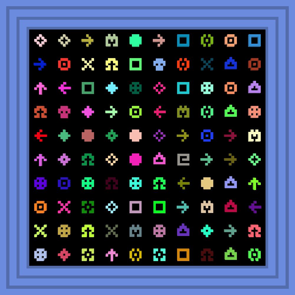 yenrabbit_rocks :: Procedural Symbols #54/1000