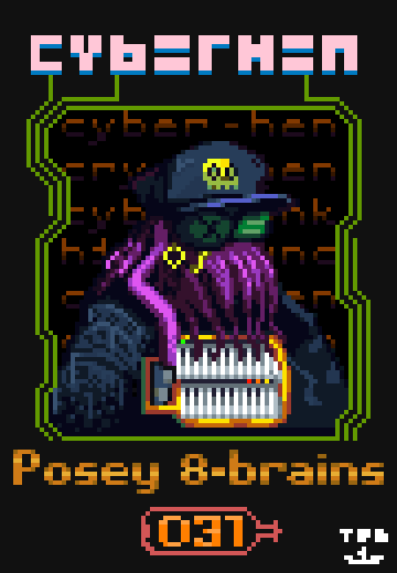 Cyberhen - Posey 8-brains 031