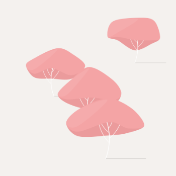 PASTEL MUSHROOM TREES