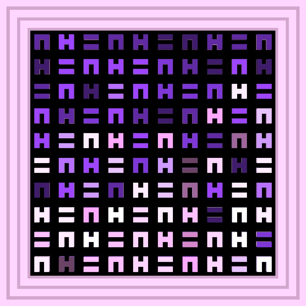 Pet Duck :: Procedural Symbols (H=N) #512/1000