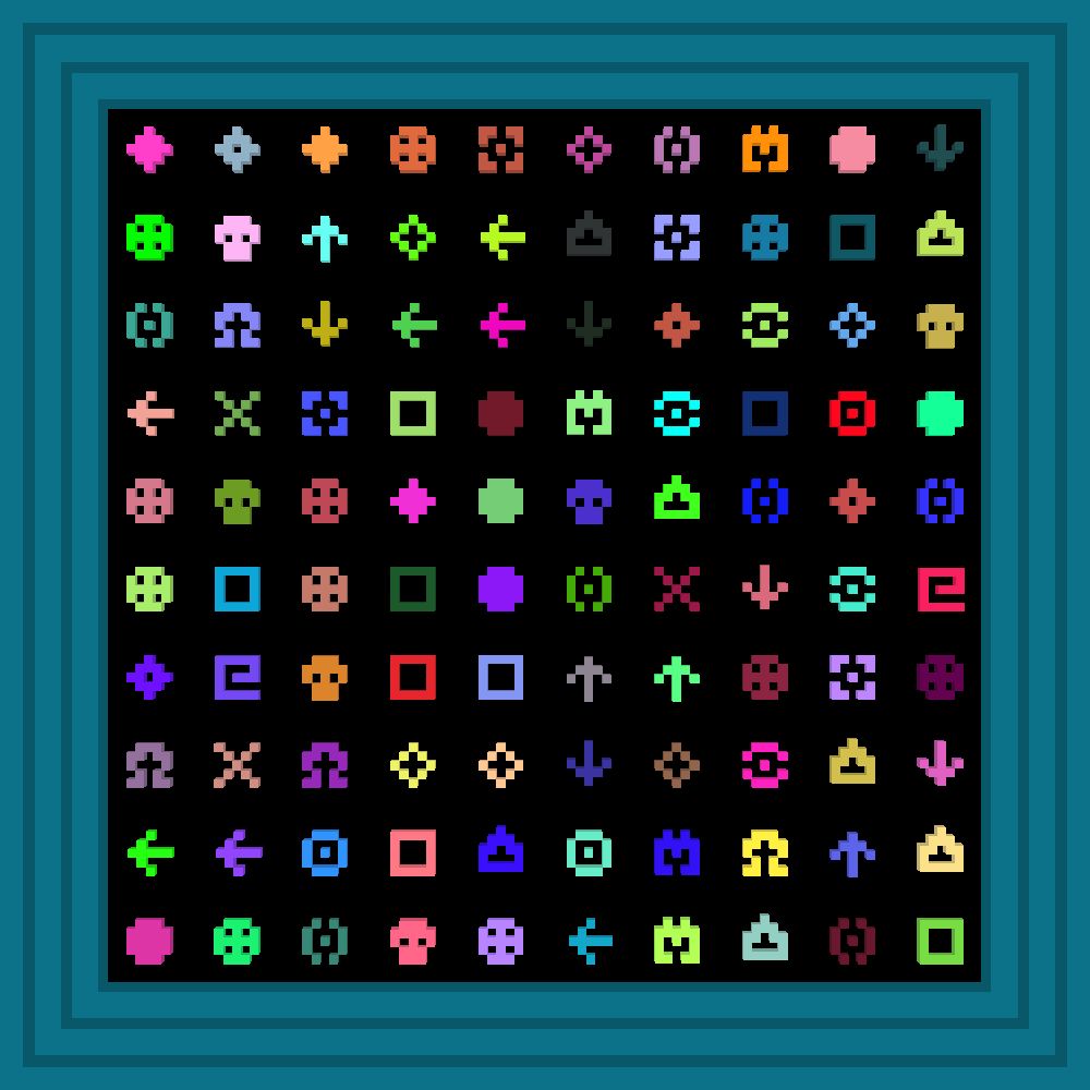Hicetnunc :: Procedural Symbols #21/1000
