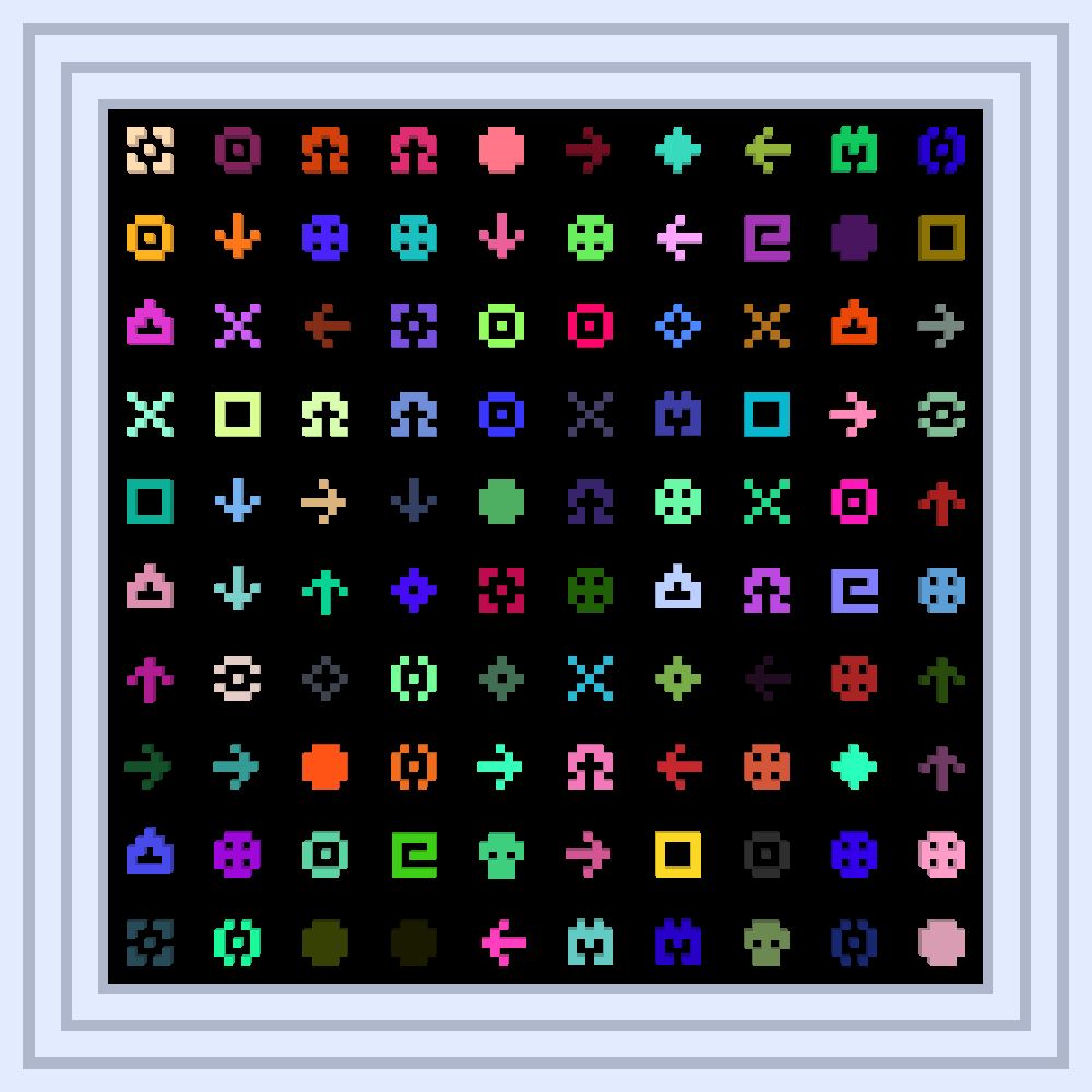 ass and titties  :: Procedural Symbols #64/1000