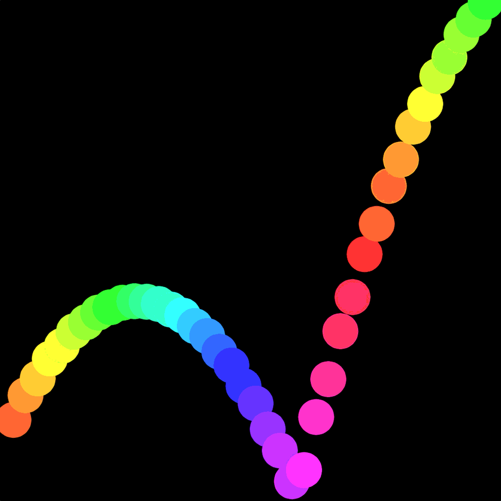 #001 Particles - Rainbow Balls