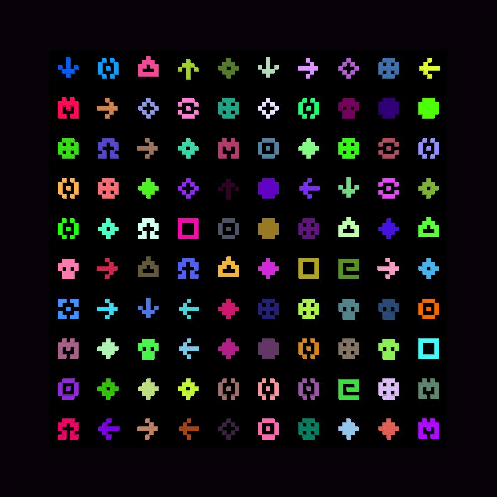 NFTBIKER WAS HERE ! :: Procedural Symbols #16/1000