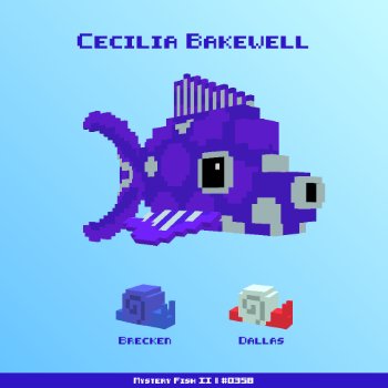 Cecilia Bakewell :: Mystery Fish 0358/1000