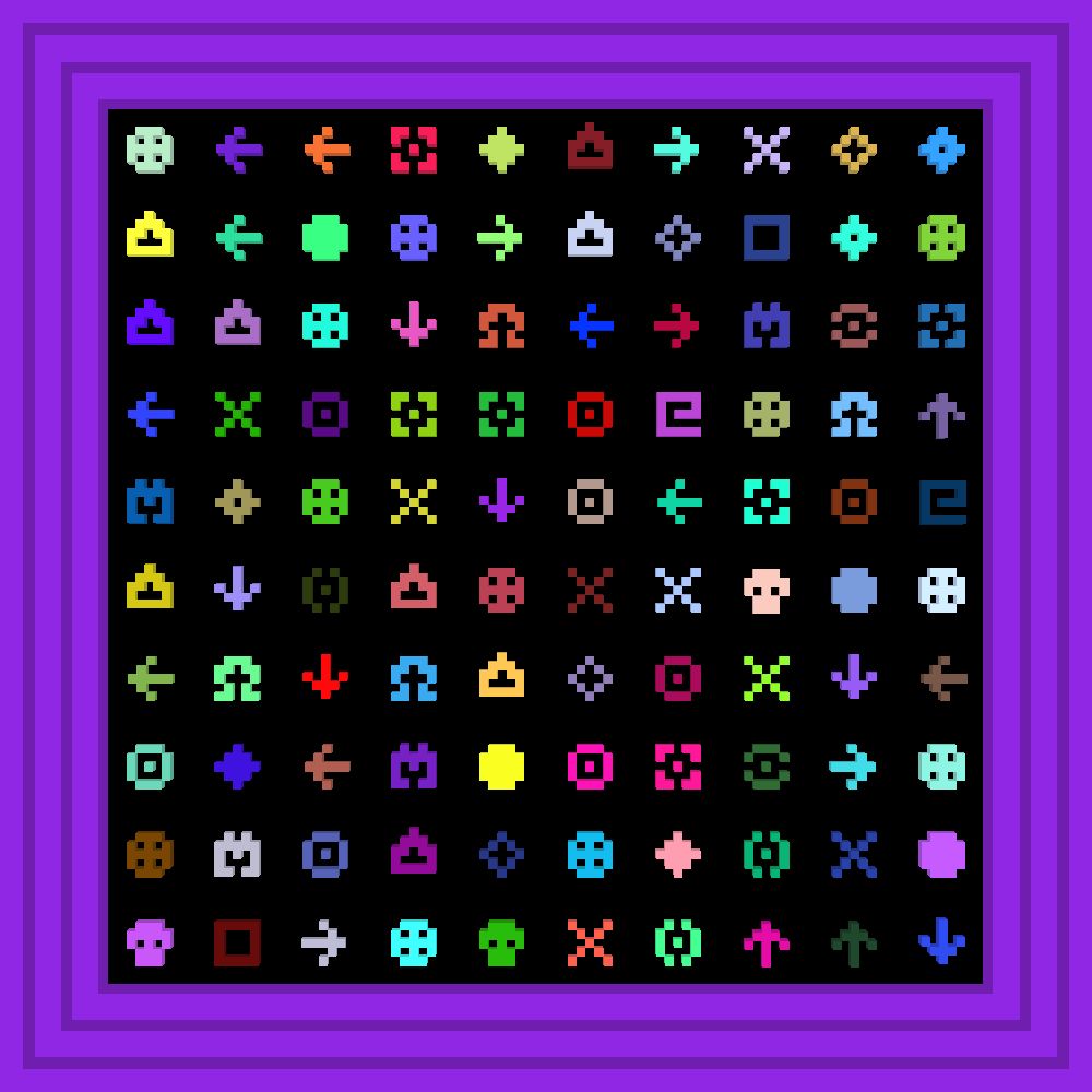Art is limited to the enjoyment of the viewer :: Procedural Symbols #210/1000