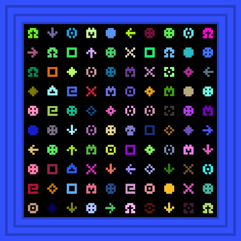 "Man muss noch Chaos in sich haben, um einen tanzenden Stern gebären zu können." - Friedrich Nietzsche, Thus Spoke Zarathustra :: Procedural Symbols #259/1000