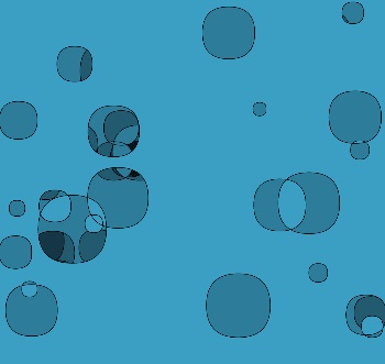 Wandering Contours