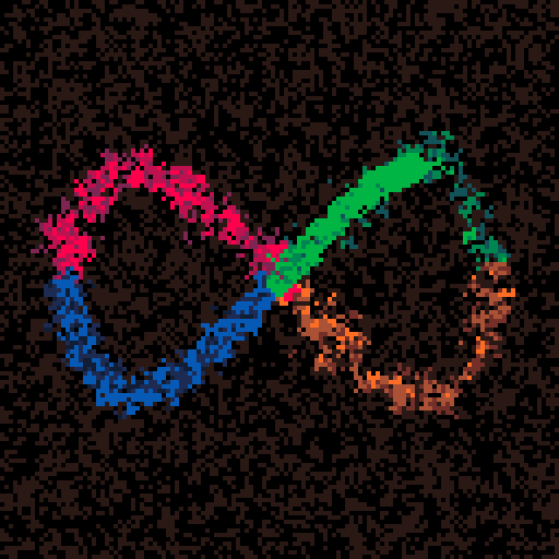 Genuary 2023 Day 1 - Perfect Loop / Infinite Loop