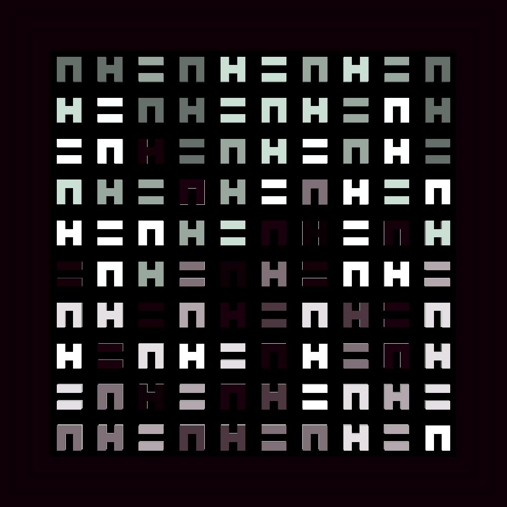 Leon  :: Procedural Symbols (H=N) #506/1000