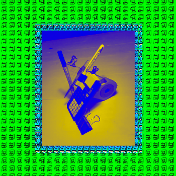 from the psychedelic (home)office | desktopsculpture rgb no 3 | 2021