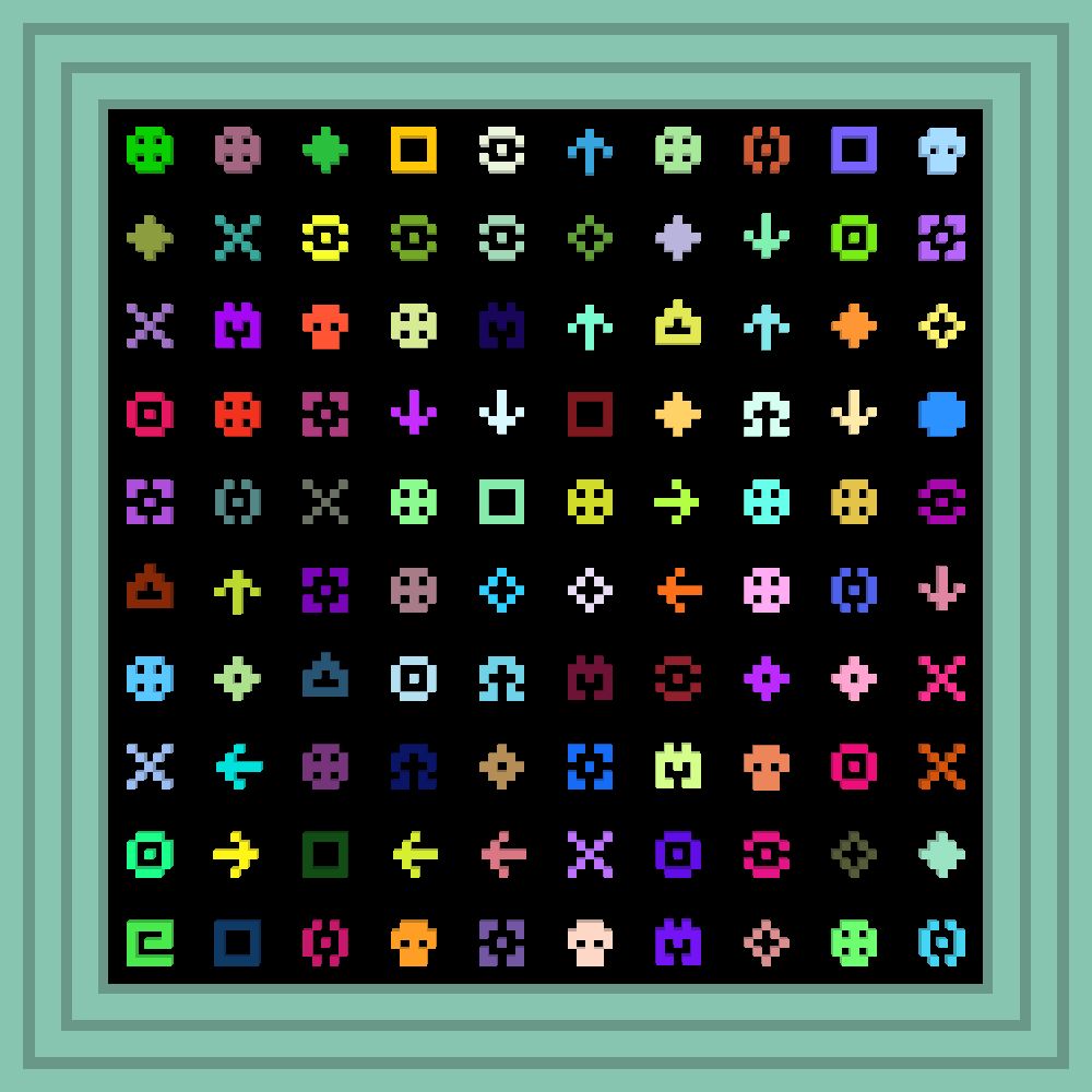 Fitter happier More productive :: Procedural Symbols #309/1000