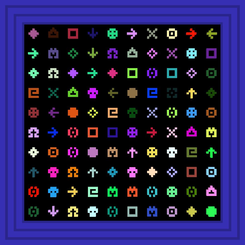This is an art frame :: Procedural Symbols #365/1000
