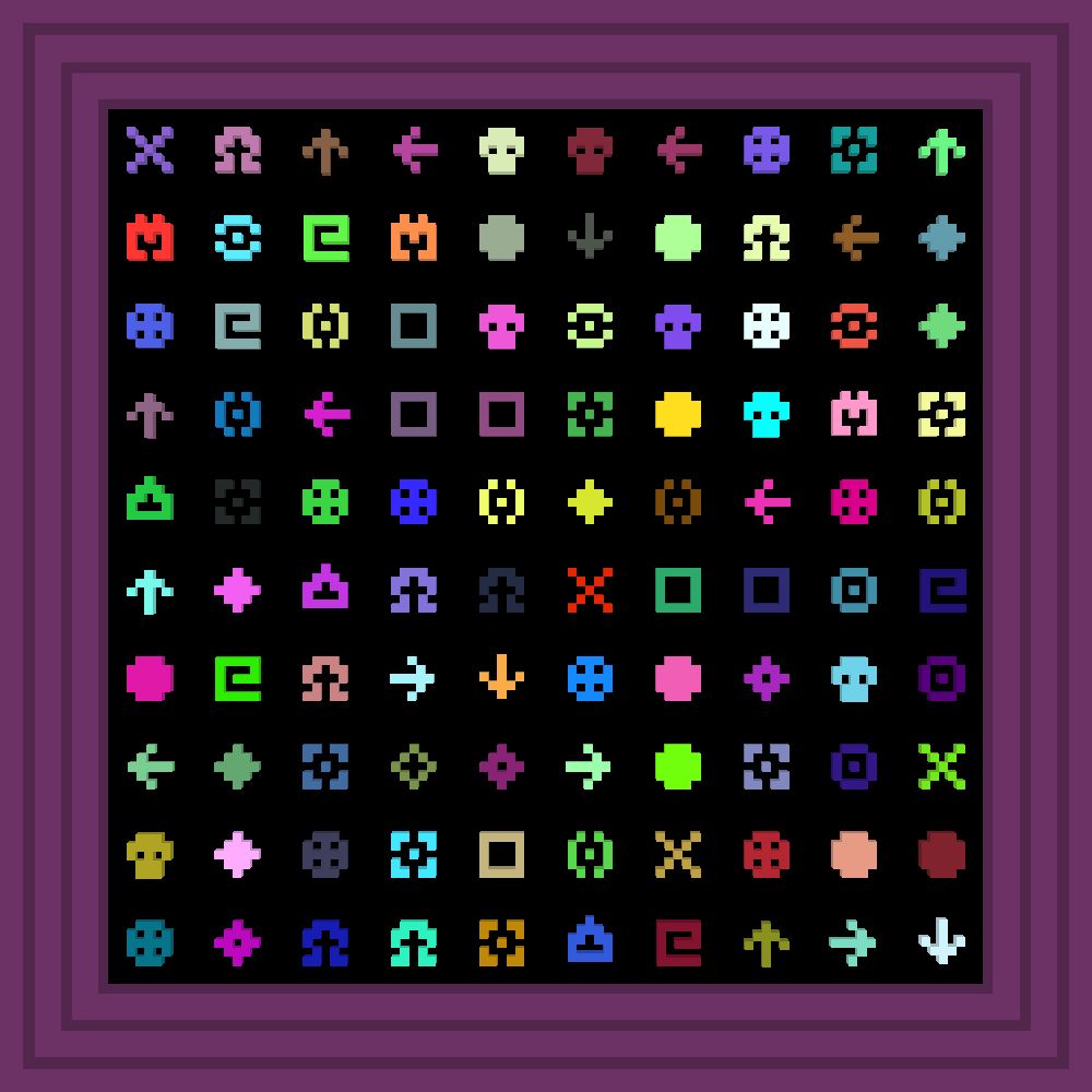 hello art friends :: Procedural Symbols #74/1000