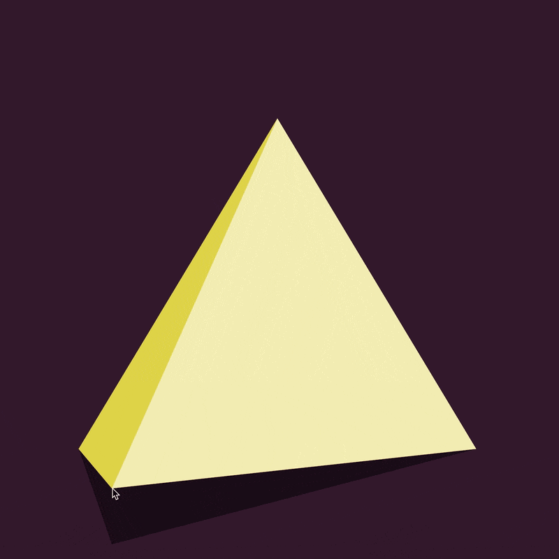 FAKE 3D TRIANGLE