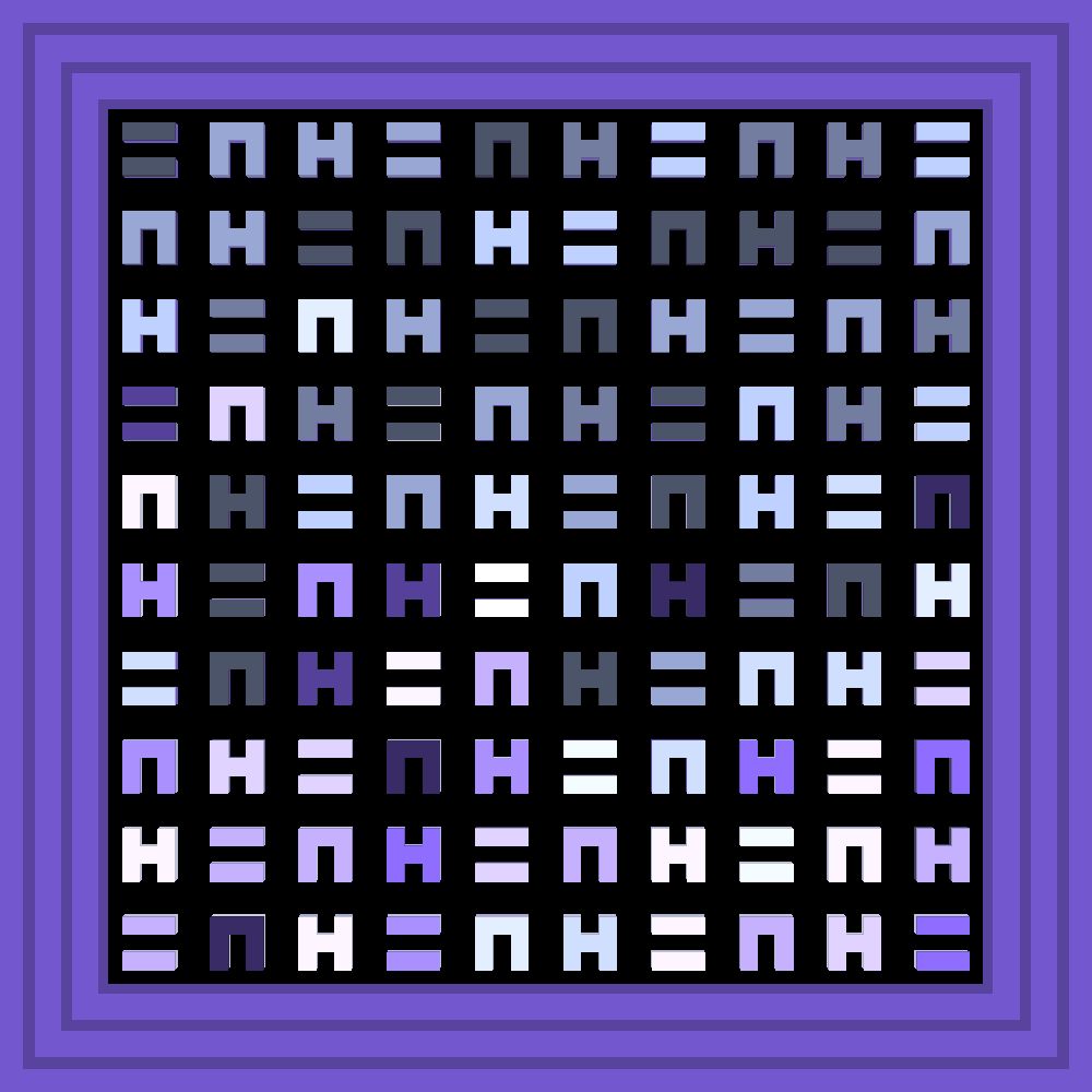 tamperproof :: Procedural Symbols (H=N) #501/1000