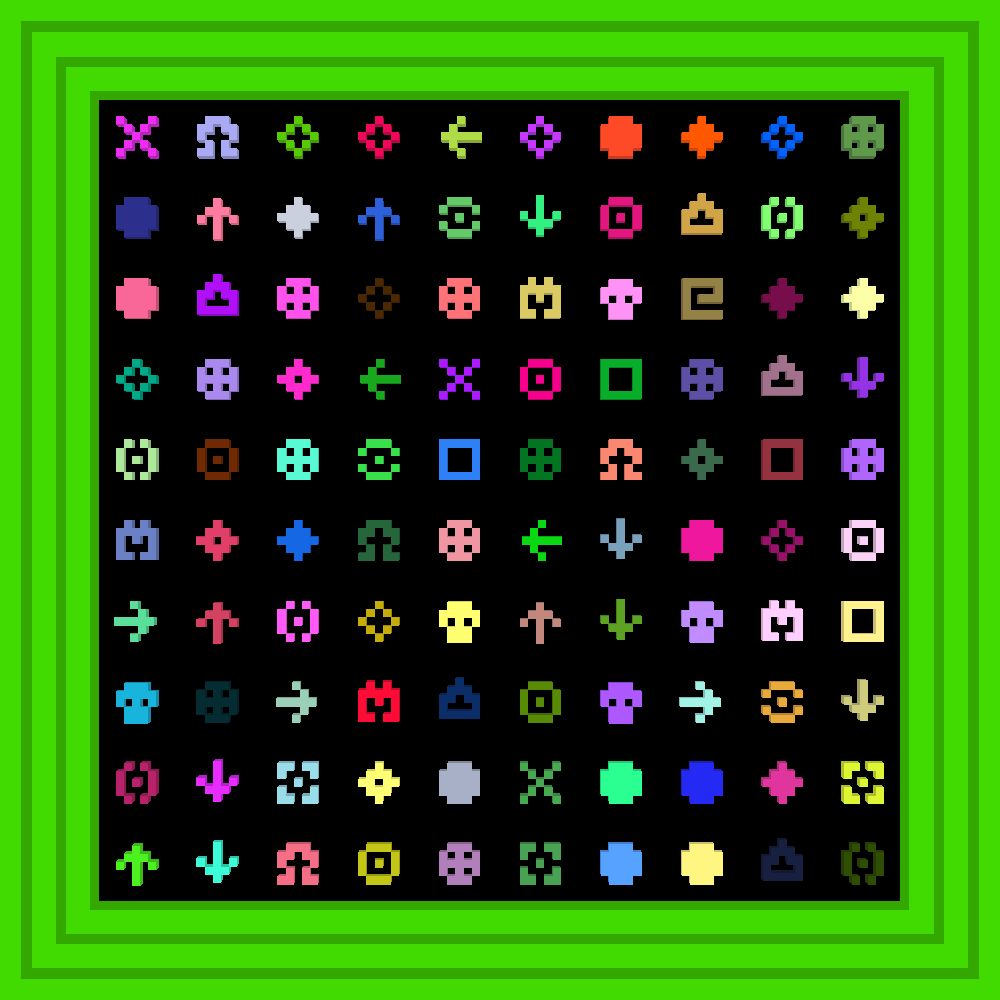 are cryptopunks overrated? :: Procedural Symbols #154/1000