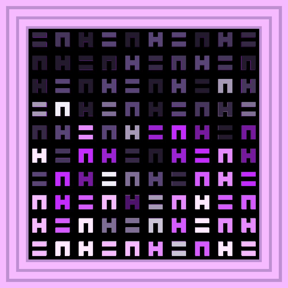 Oh! Little fly on the wall. Haven't you any sense at all? Can't you see the wall's been plastered? Now you're stuck you little bastard  :: Procedural Symbols (H=N) #517/1000
