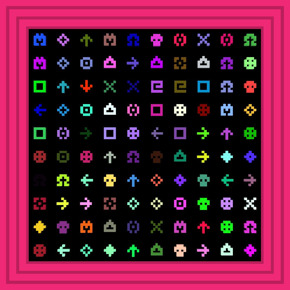 this is my seed - use whatever you like :: Procedural Symbols #3/1000