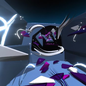 Meta-VR #002 - Dark Face Hallway