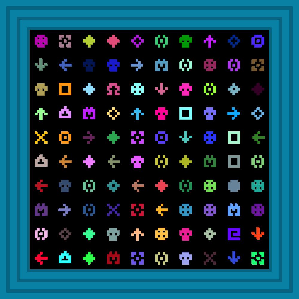 tezzardz :: Procedural Symbols #435/1000