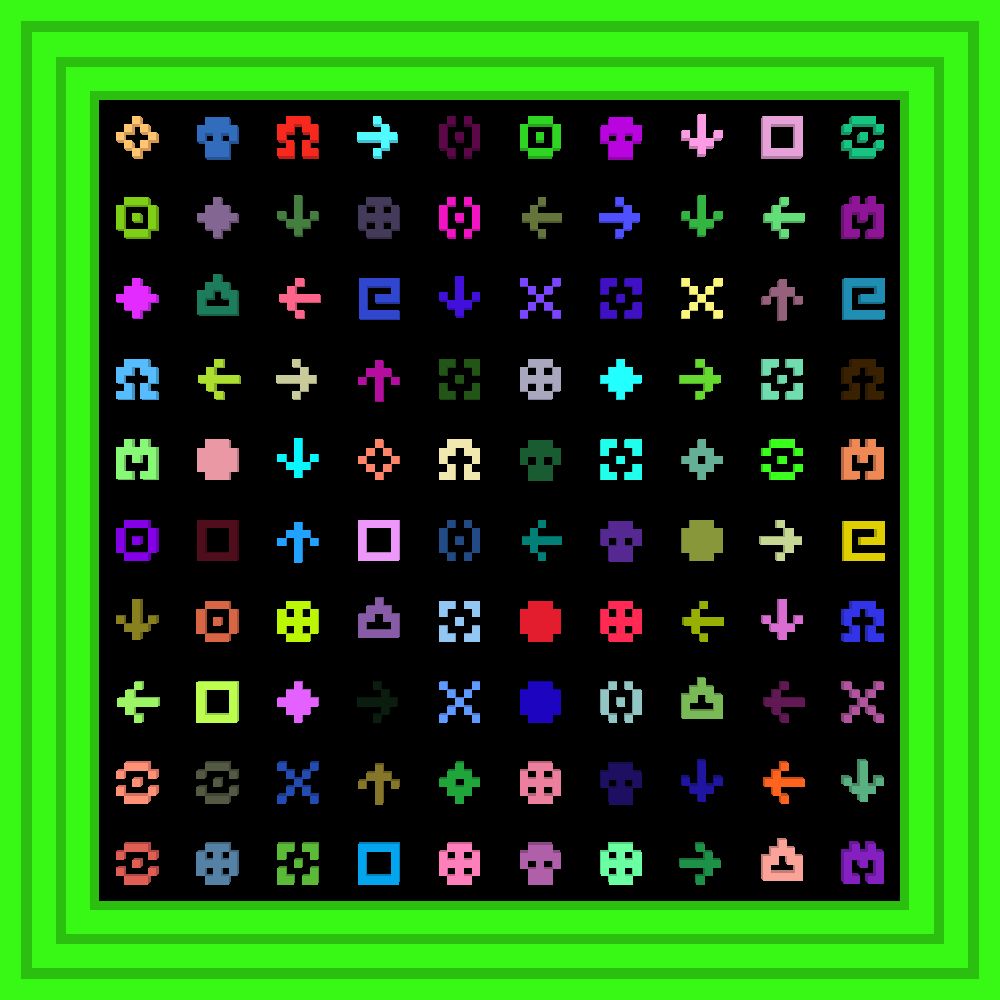 ZX Spectrum :: Procedural Symbols #334/1000