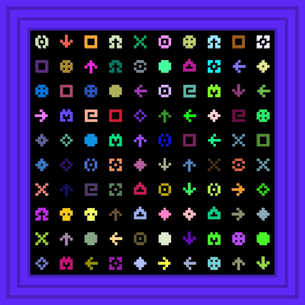 sexy triple titty alien :: Procedural Symbols #17/1000