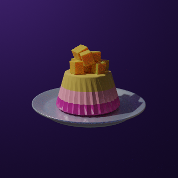 Floating Space Jelly - Mini mango and hibiscus