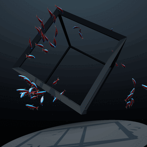 NANO AQUARIUM : NEON : CUBE