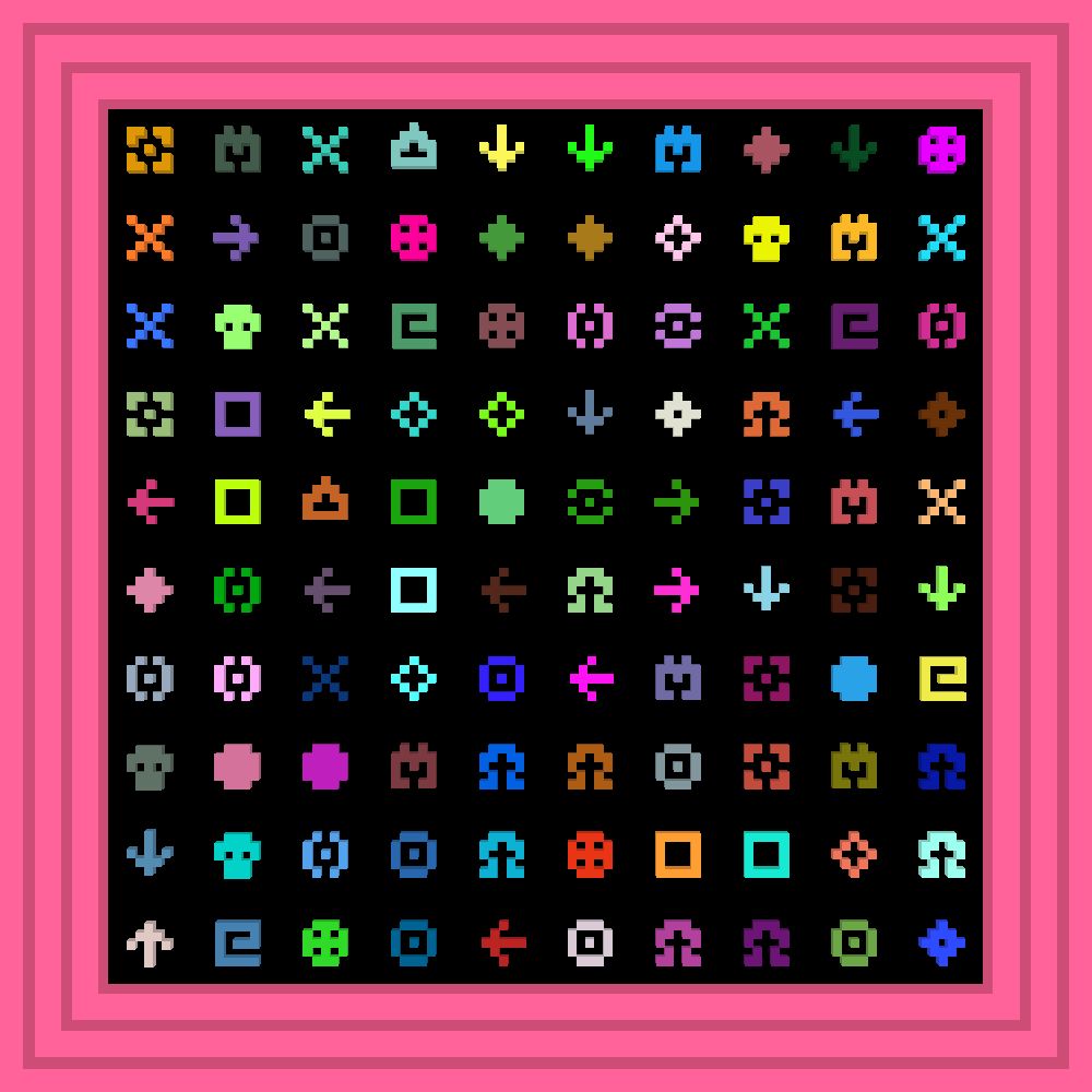 titty titty bang bang :: Procedural Symbols #138/1000