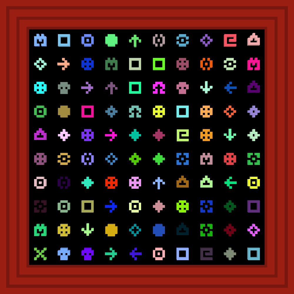 🔥🔥 It's dangerous to go alone. Take this 🔫 🔥🔥 :: Procedural Symbols #343/1000