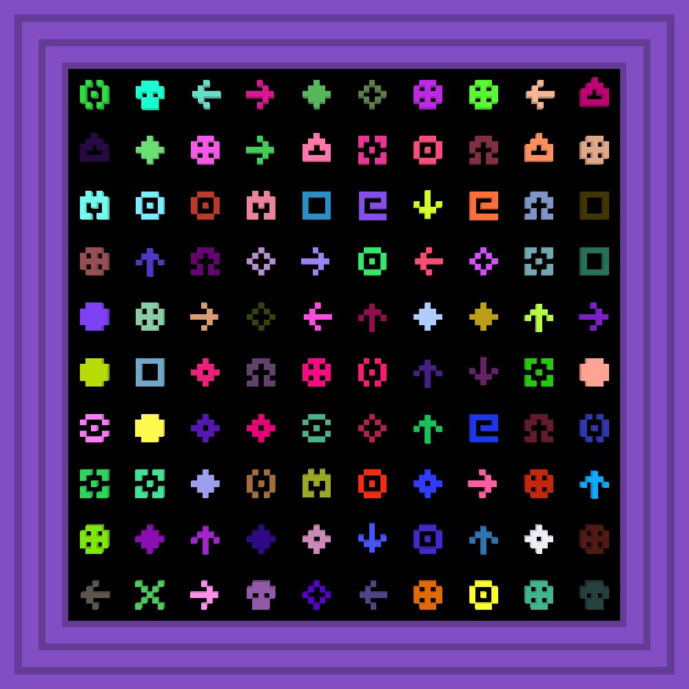 Around and around we go :: Procedural Symbols #296/1000
