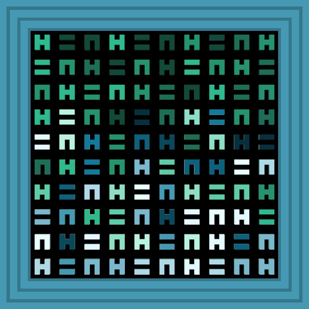 love :: Procedural Symbols (H=N) #518/1000