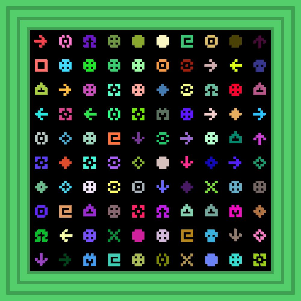pizza :: Procedural Symbols #458/1000