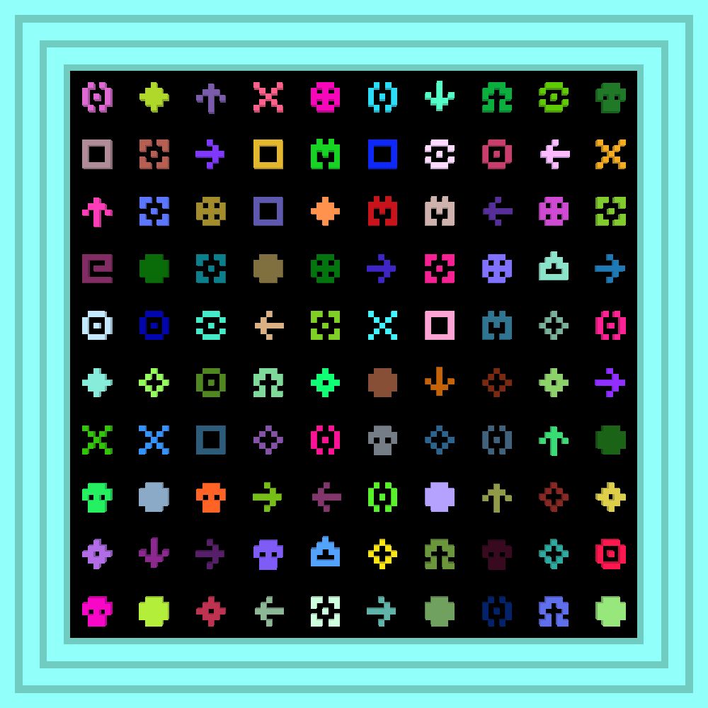 awesomeNFT :: Procedural Symbols #256/1000