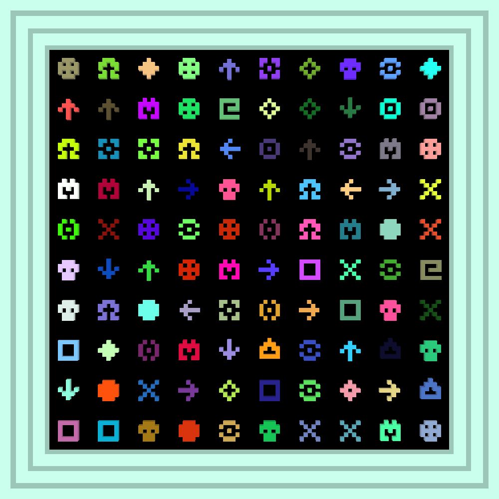 I love Mystery Fish :: Procedural Symbols #2/1000