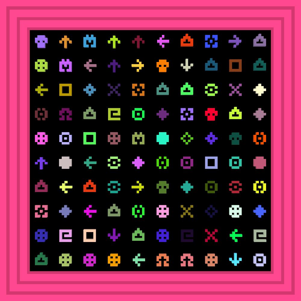 keep it secret, keep it safe :: Procedural Symbols #12/1000
