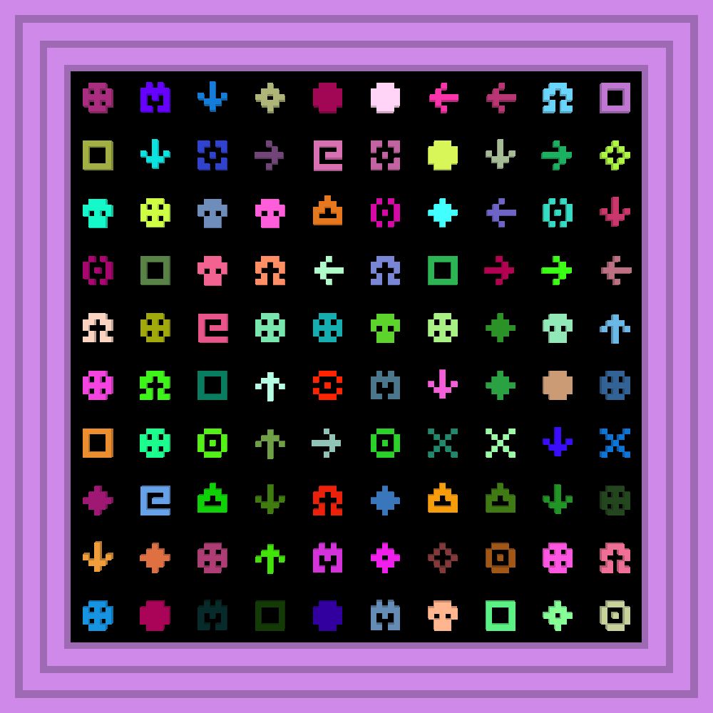 vandals stole the handles :: Procedural Symbols #185/1000