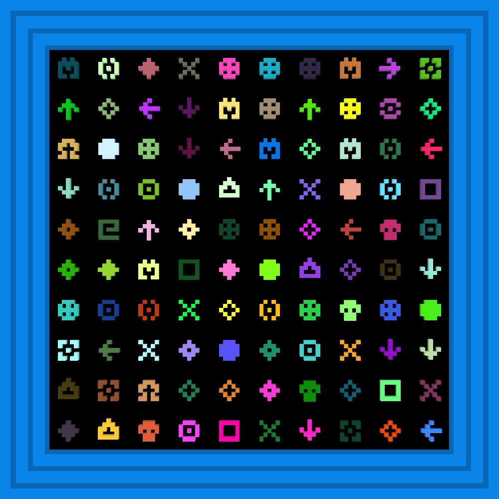 Mega Man II :: Procedural Symbols #471/1000