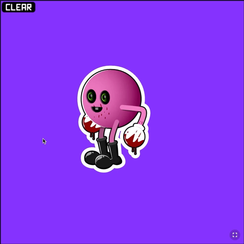 Friendly Shapes Stickers - Friendly Sphere