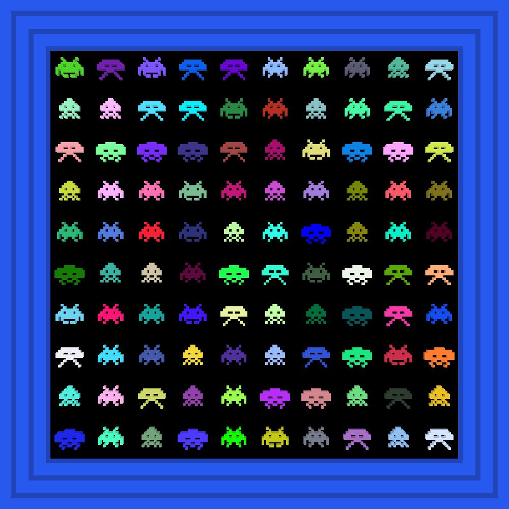 '68 65 20 73 61 6e 67 20 6c 6f 75 64 6c 79 20 61 73 20 74 6f 20 61 20 62 69 72 64 2c 20 64 65 61 64' :: Procedural Symbols (👾) #373/1000