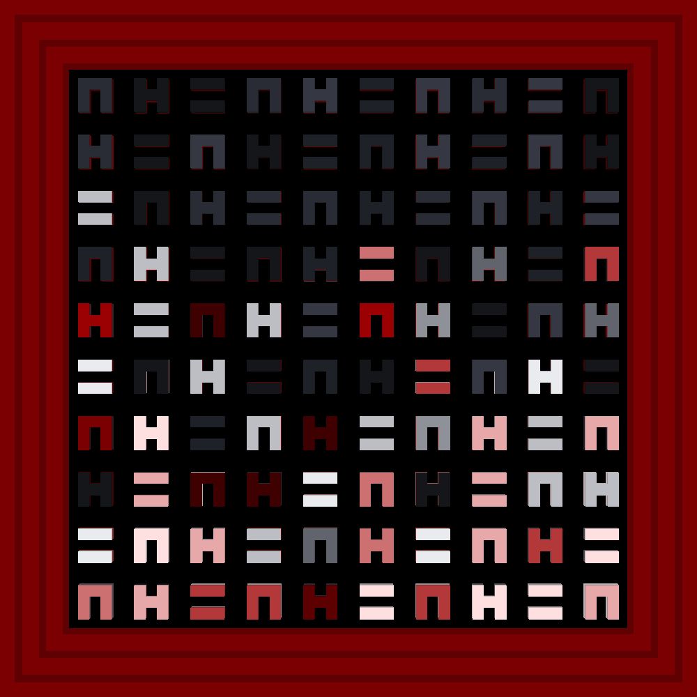 WHALE in the SKY :: Procedural Symbols (H=N) #541/1000