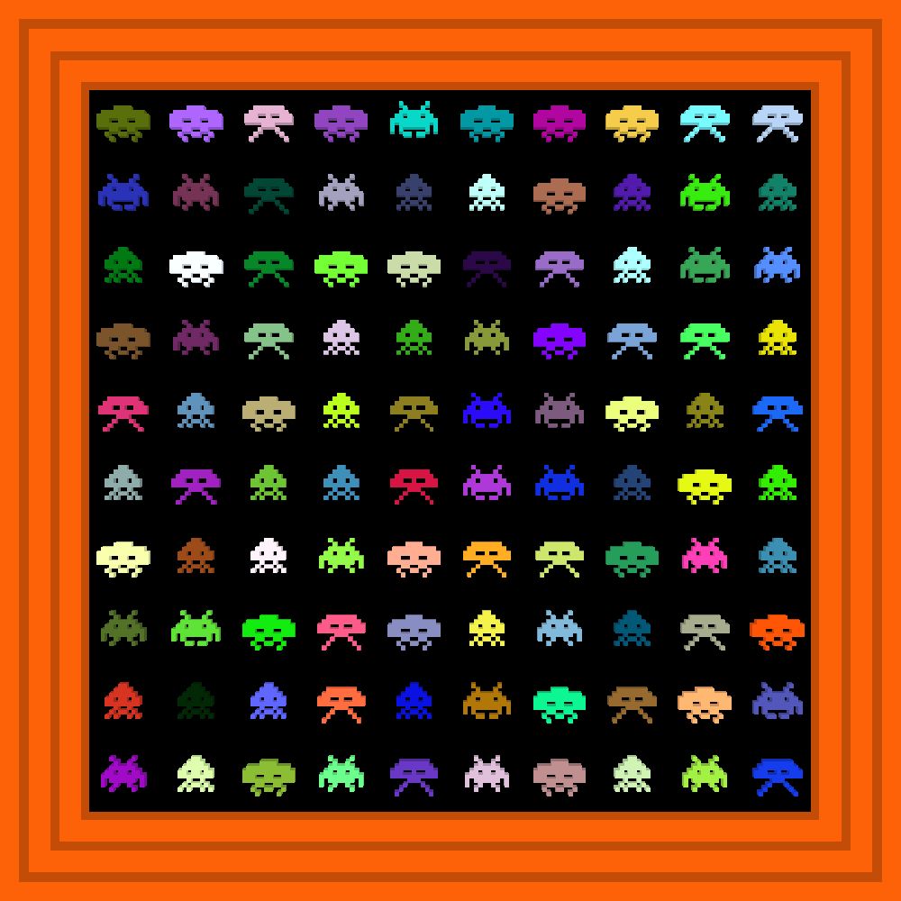 Goodbye Moonmen       :: Procedural Symbols (👾) #410/1000
