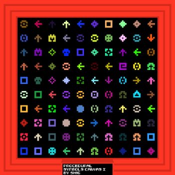 Procedural Symbols Canvas I