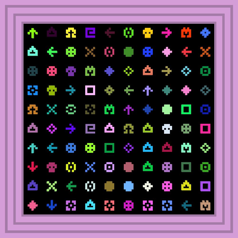 Yo man what it do :: Procedural Symbols #125/1000
