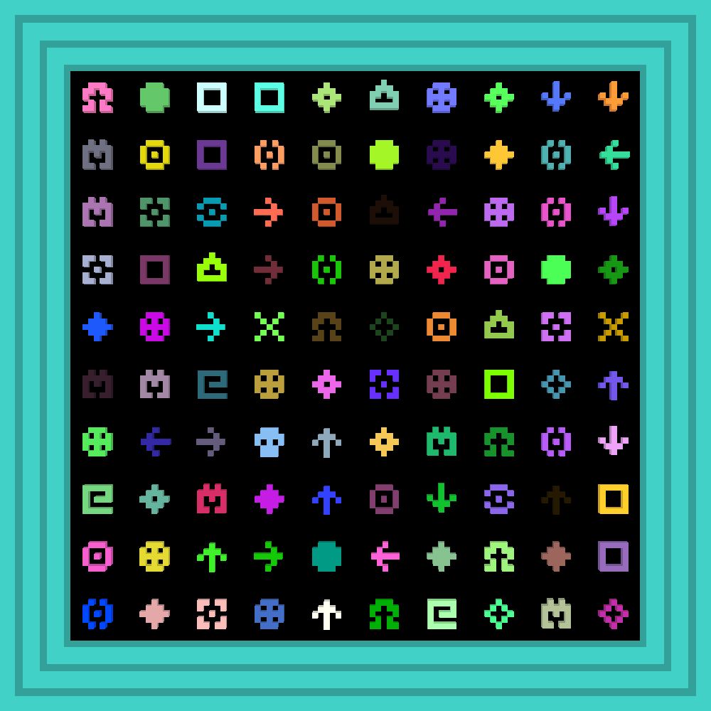 artifact quest :: Procedural Symbols #70/1000